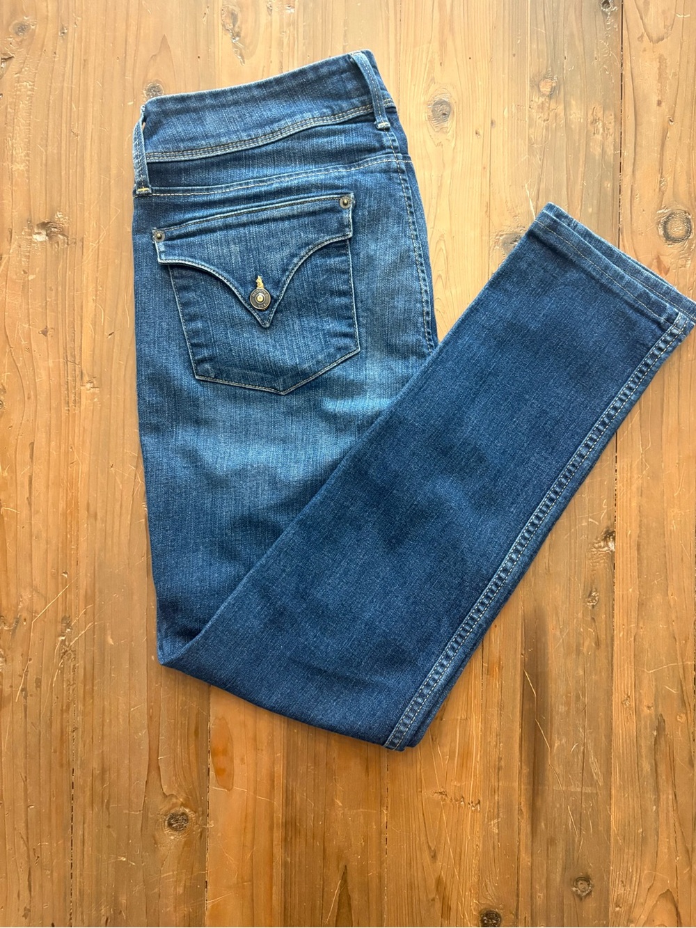 Hudson Jeans Collin Flap Pocket Skinny Ibiza Wash - Size 30